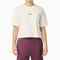 FILA - Polera Cropped Comfort Classic Mujer Blanco