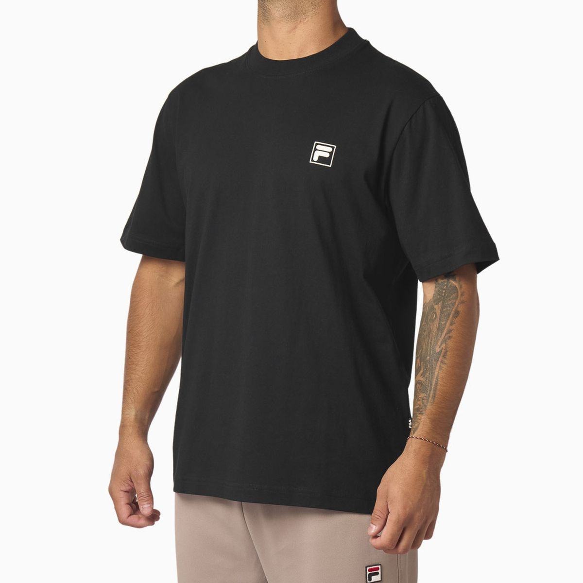 FILA - Polera Fila Comfort Classic Hombre Negro