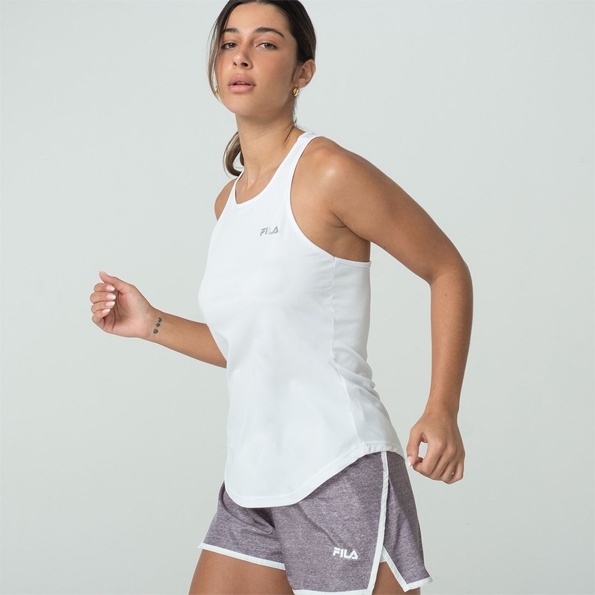 FILA - Polera Fila Basic Sports III Mujer Blanco