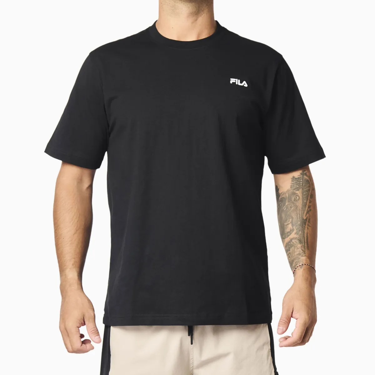 FILA - Polera Fila Classic Hombre Negro
