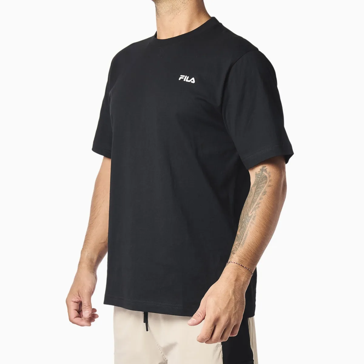 FILA - Polera Fila Classic Hombre Negro