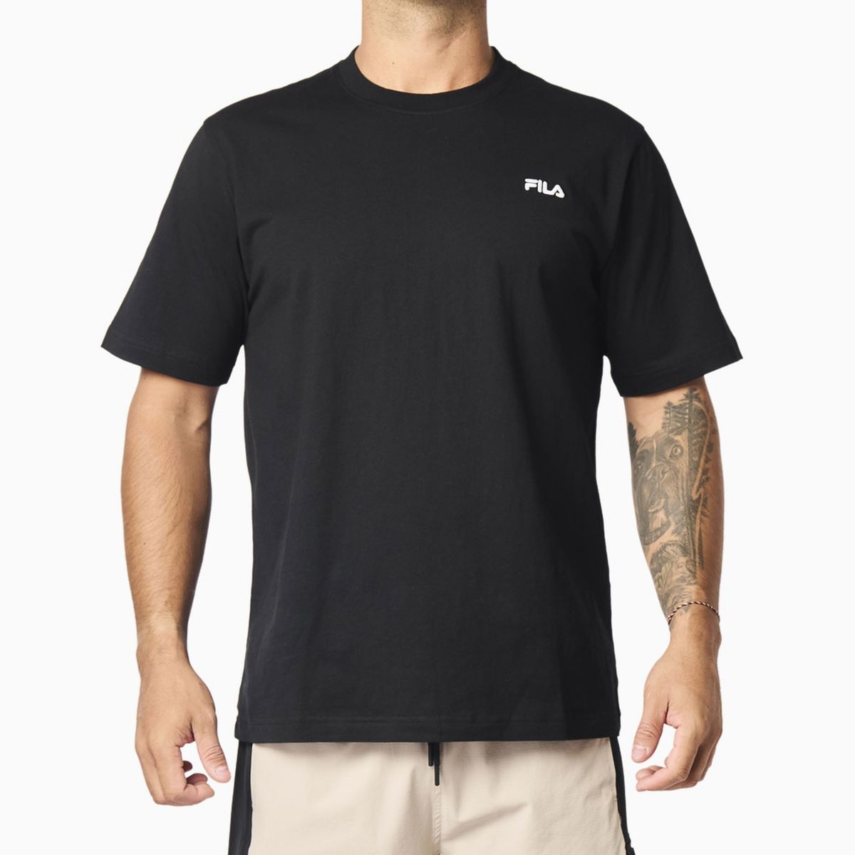 FILA - Polera Fila Classic Hombre Negro