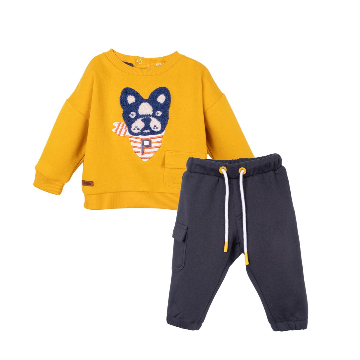 PILLIN - Buzo   Pillin Amarillo Niño PVD524-26MOS