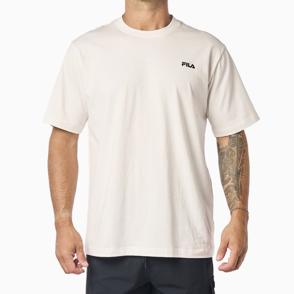 FILA - Polera Fila Classic Hombre Blanco