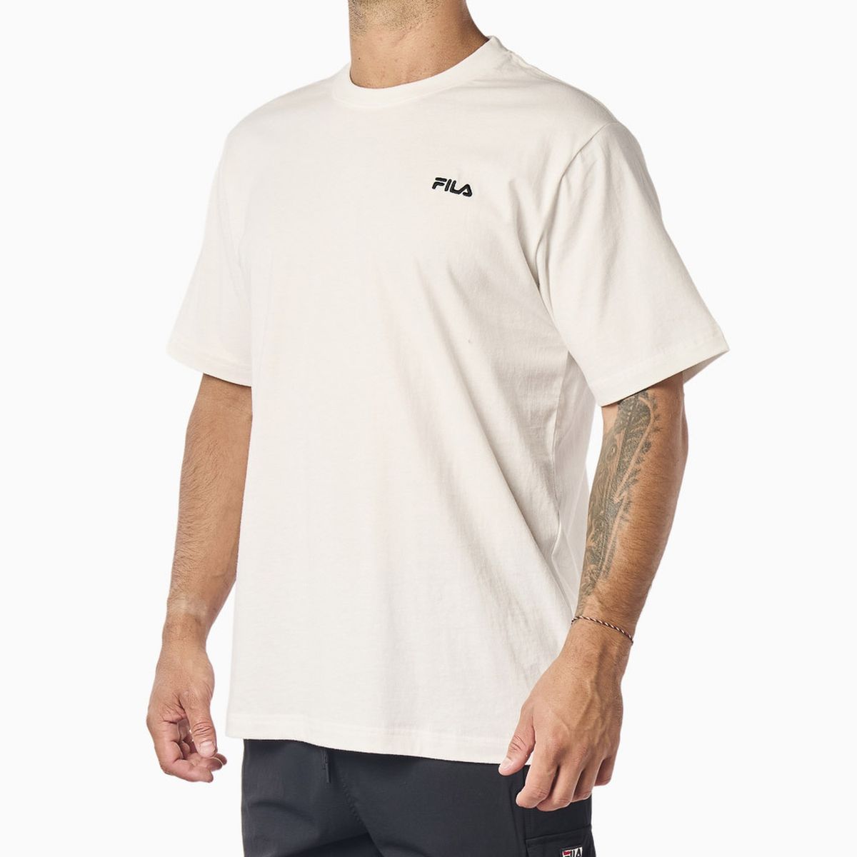 FILA - Polera Fila Classic Hombre Blanco
