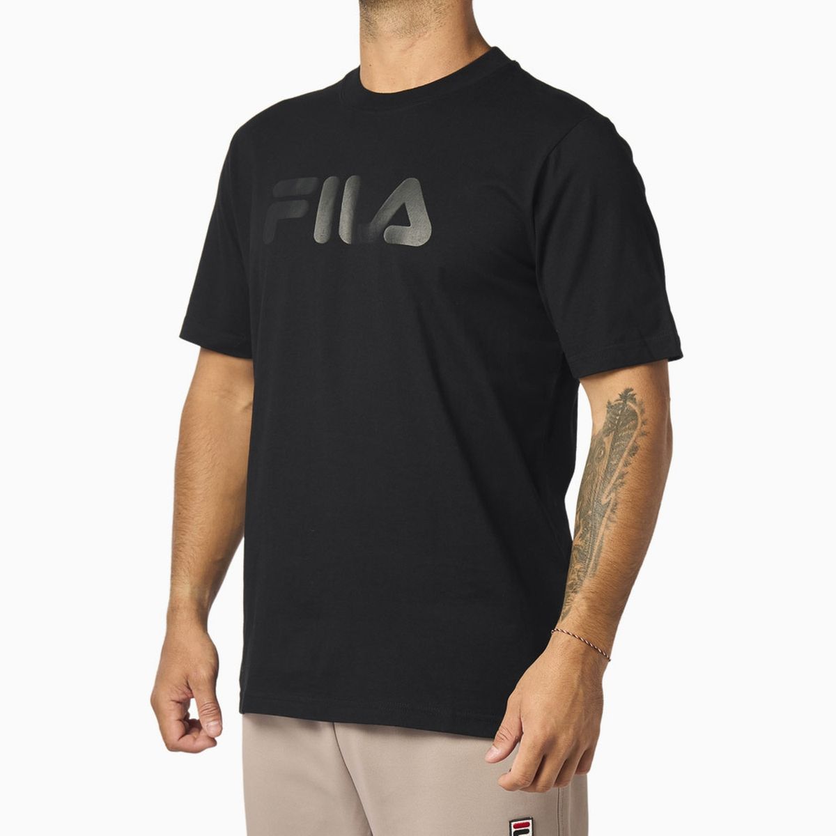 FILA - Polera Fila Letter Premium IV Hombre Negro