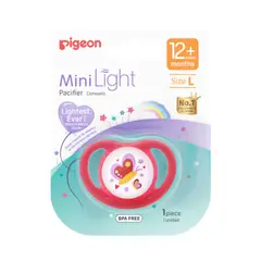 PIGEON - Chupete Odontológico Mini Light Talla L Rojo