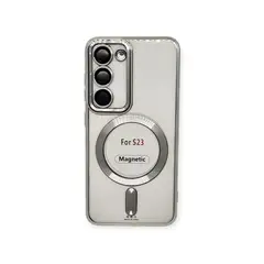 GENERICO - Funda Elegante Magfase Genérica Samsung S23 Gris