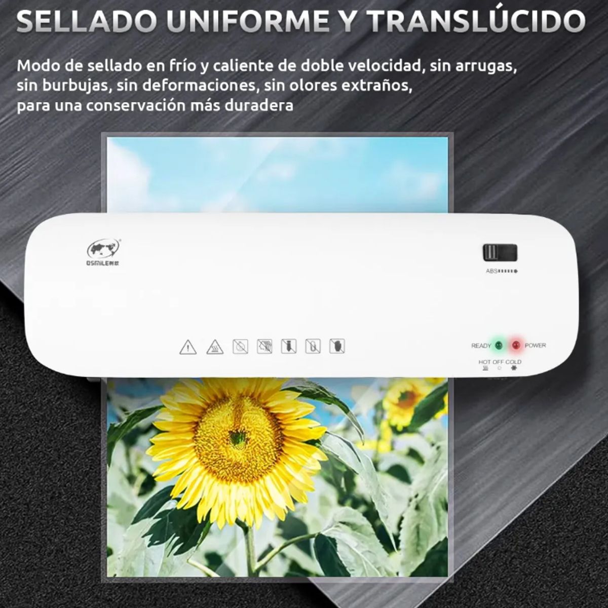 GENERICO - Termolaminadora Plastificadora + cortador De Papel + 300 Micas
