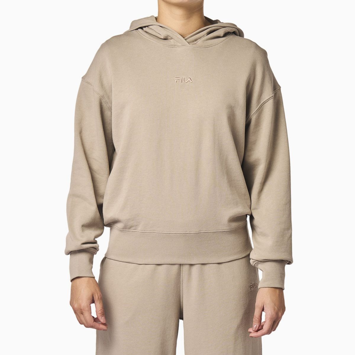 FILA - Polerón Fila Basic Classic Light Mujer Cafe