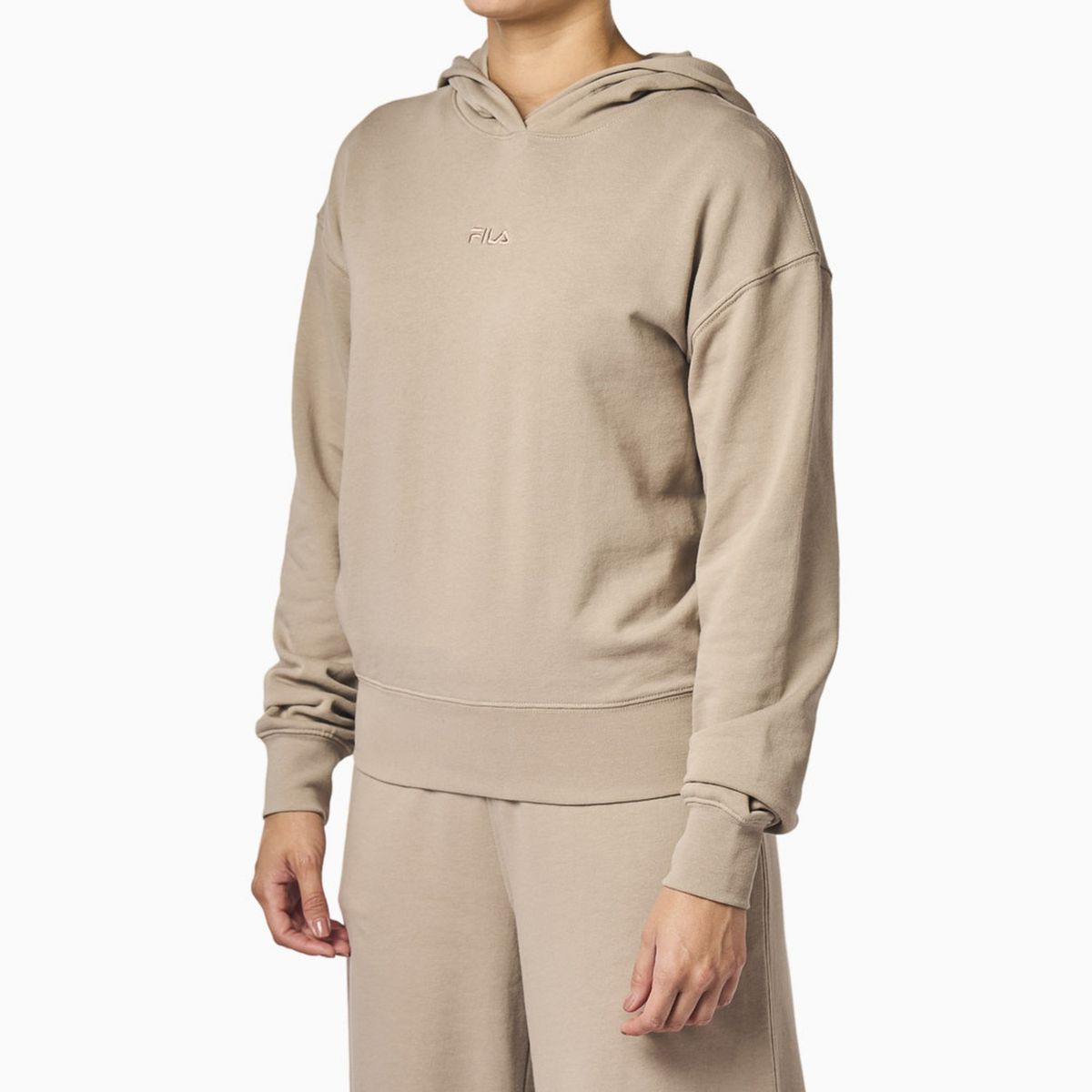 FILA - Polerón Fila Basic Classic Light Mujer Cafe