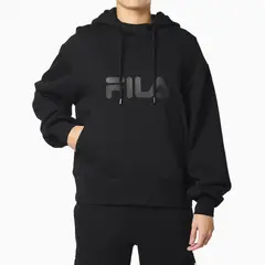 FILA - Polerón Comfort Letter III Mujer Negro