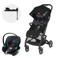 GB - Coche Travel System Qbit Plus AC + Aton S2 + Base