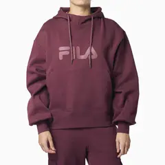 FILA - Polerón Comfort Letter III Mujer Rojo