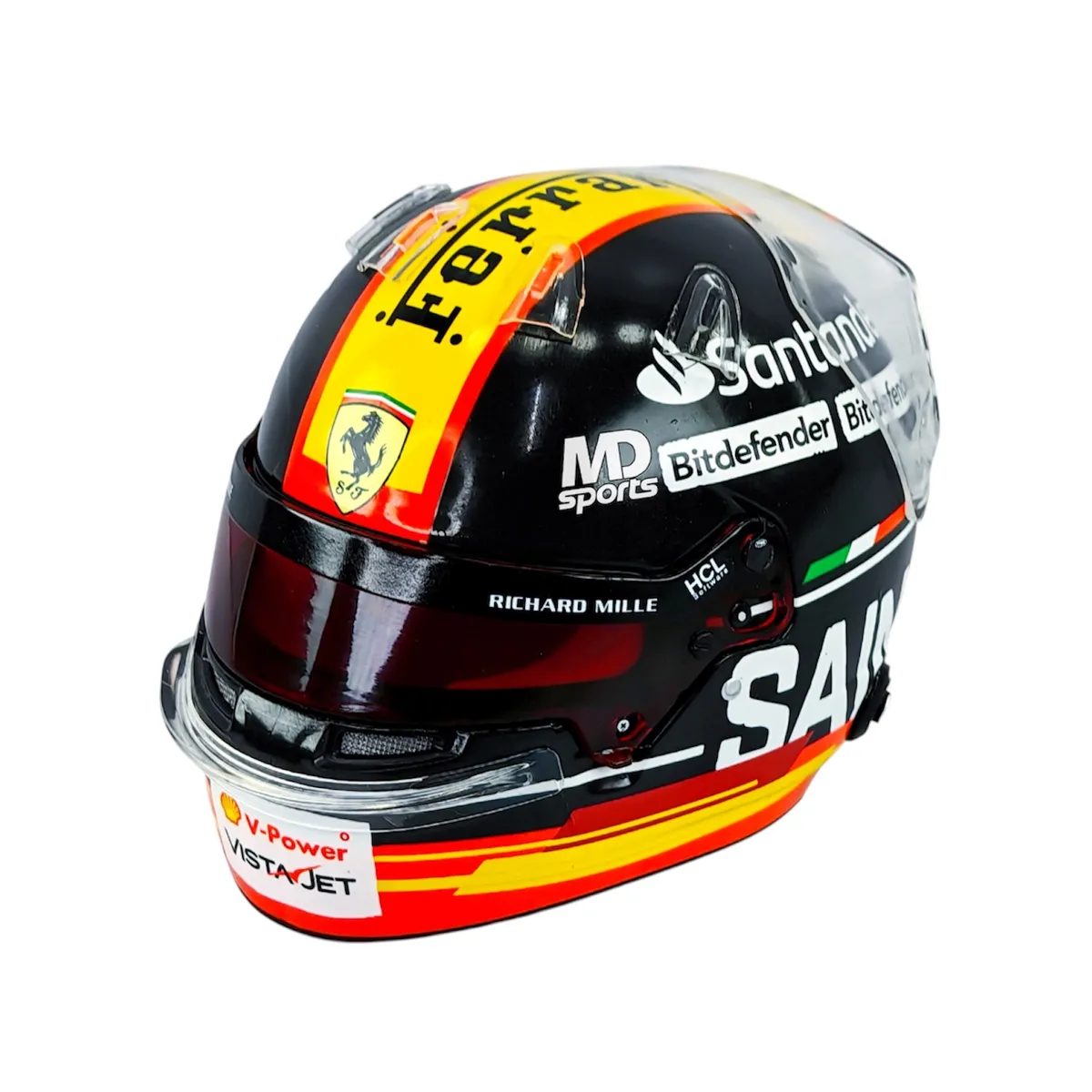 FORMULA 1 - Casco Formula 1 Carlos Sainz Ferrari 2023 GP Monza Spark 1:5