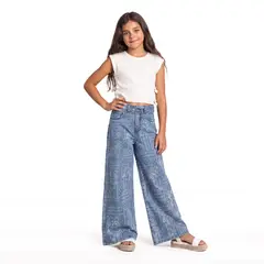 EXCEPTION - Jeans Ancho Niña