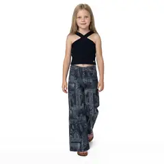 EXCEPTION - Jeans Ancho Niña