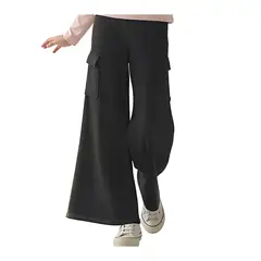 EXCEPTION - Pantalón Ancho Tejido Niña