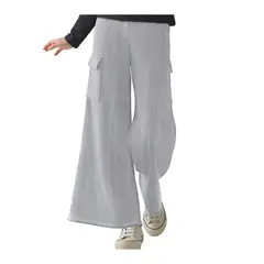 EXCEPTION - Pantalón Ancho Tejido Niña