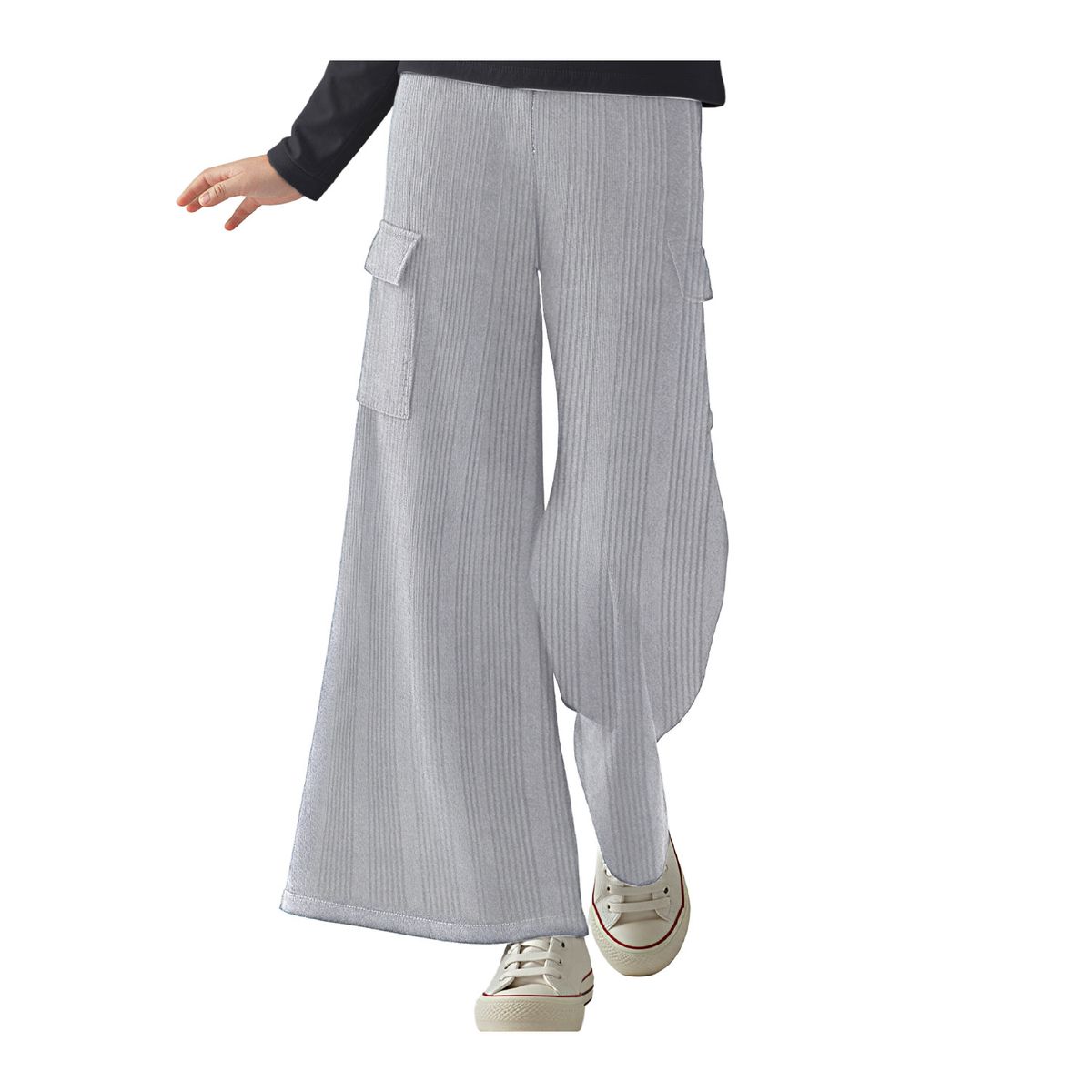 EXCEPTION - Pantalón Ancho Tejido Niña Exception