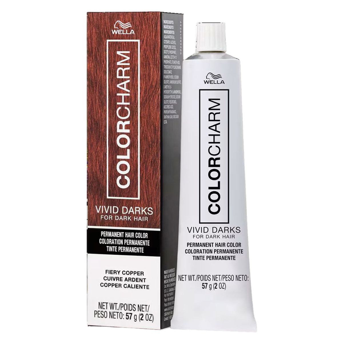 WELLA - Color Charm Vivid Darks Permanent Hair Color - Fiery Copper Wella