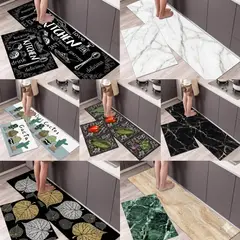 GENERICO - Juego de 2 Alfombras para la Cocina Antideslizantes