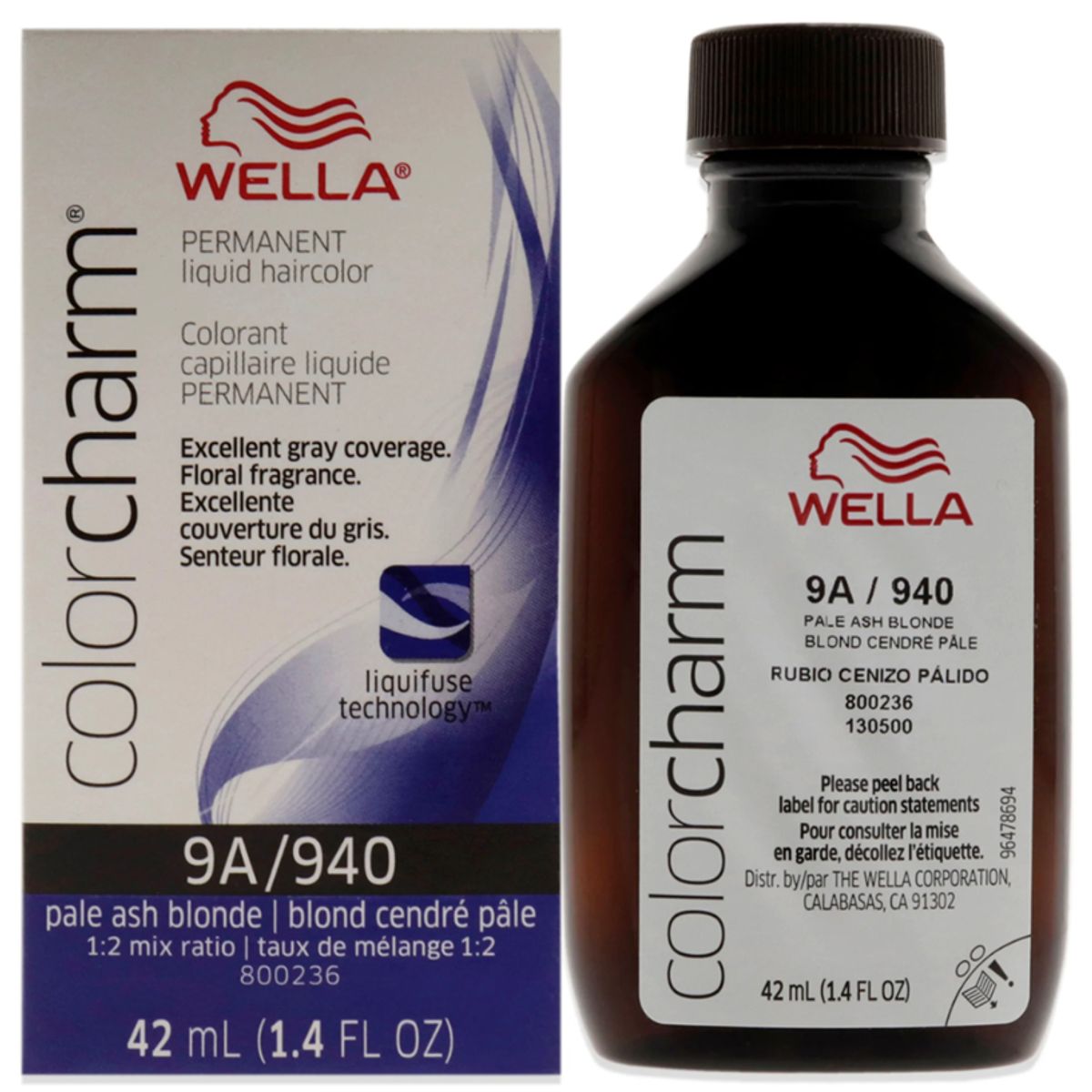 WELLA - Color Charm Permanent Liquid Hair Color - 9A940 Wella