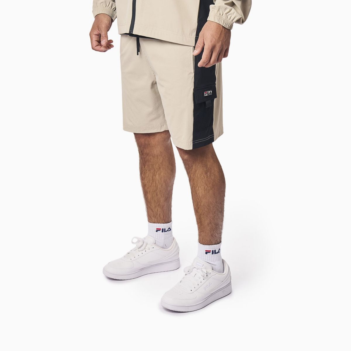FILA - Short Fila Utility Pocket F-Box Hombre Cafe