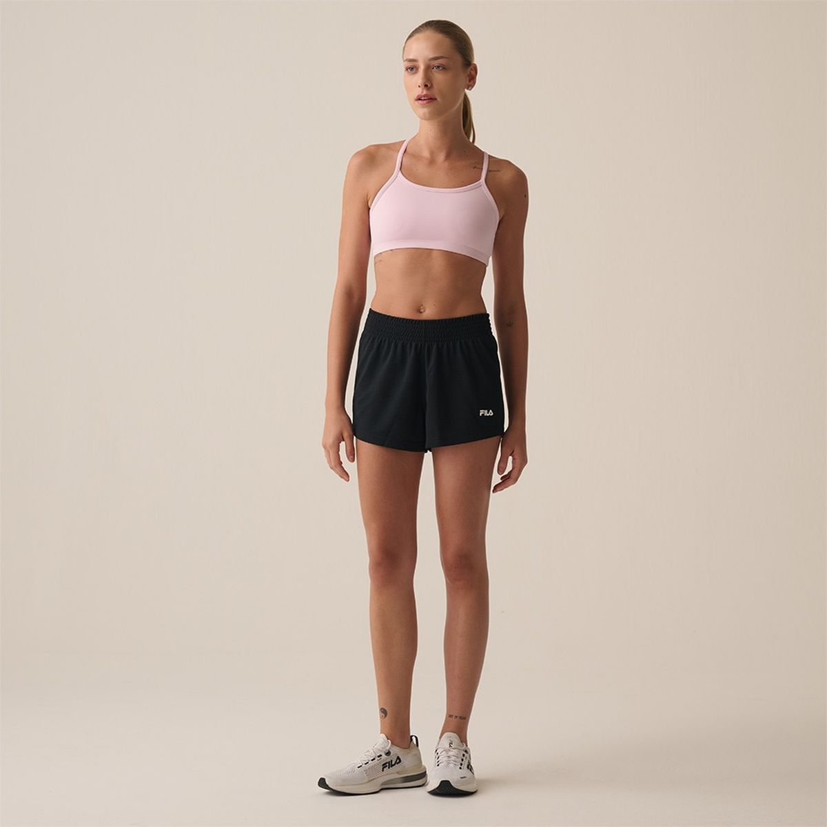 FILA - Short Fila Flow III Mujer Negro
