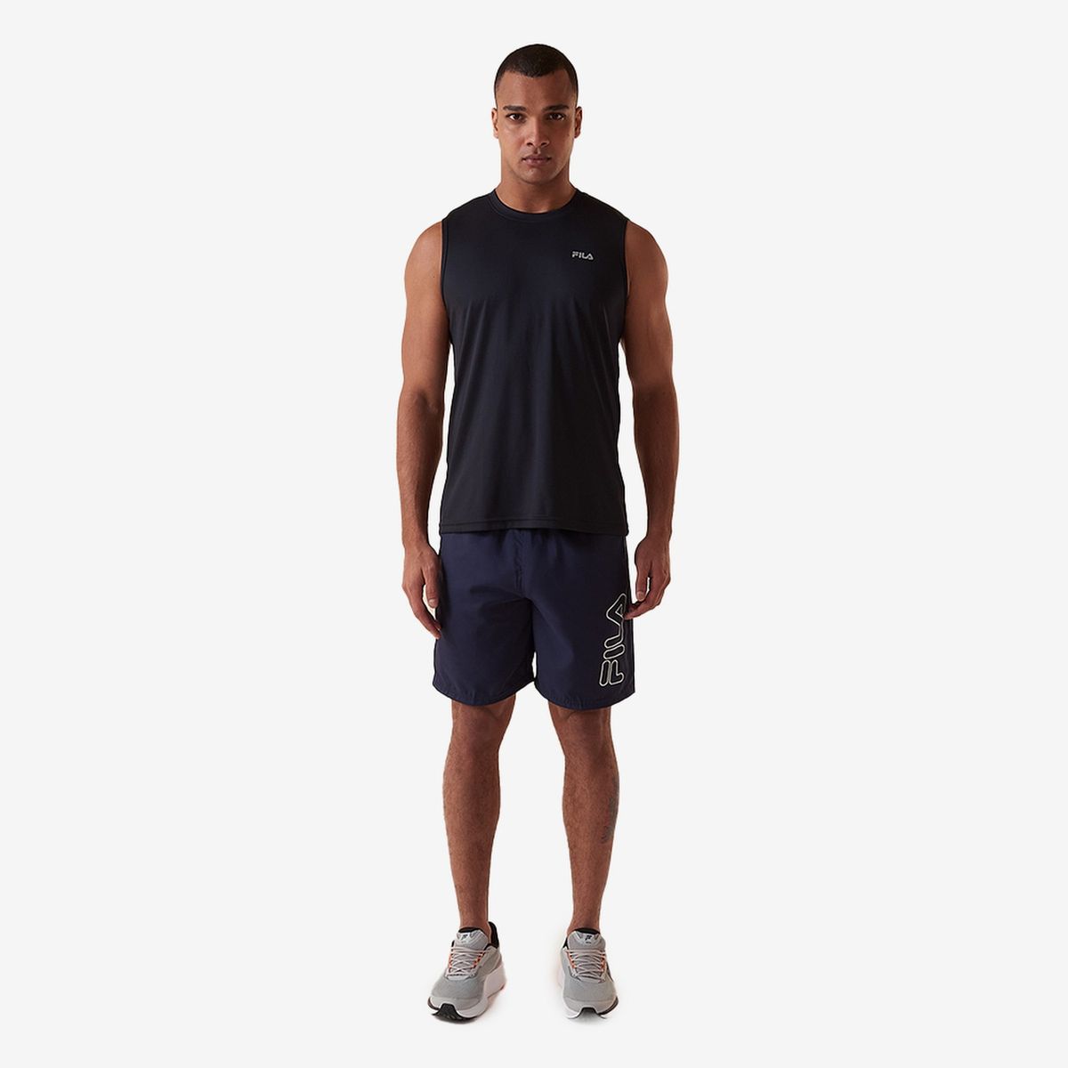 FILA - Short Fila Sports Myler Hombre Negro