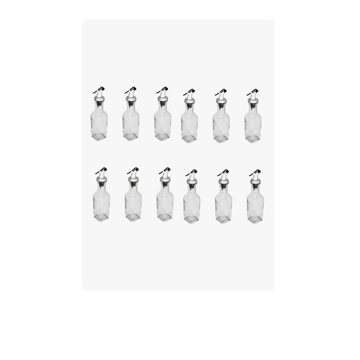 GENERICO - Pack 12 Aceitero Vinagrero Botella  160ml