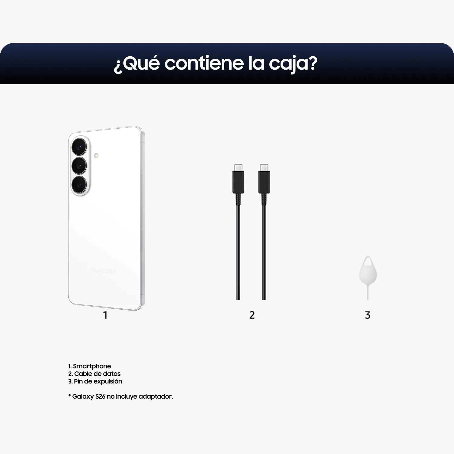 SAMSUNG Galaxy S26 256GB White. | Falabella Chile
