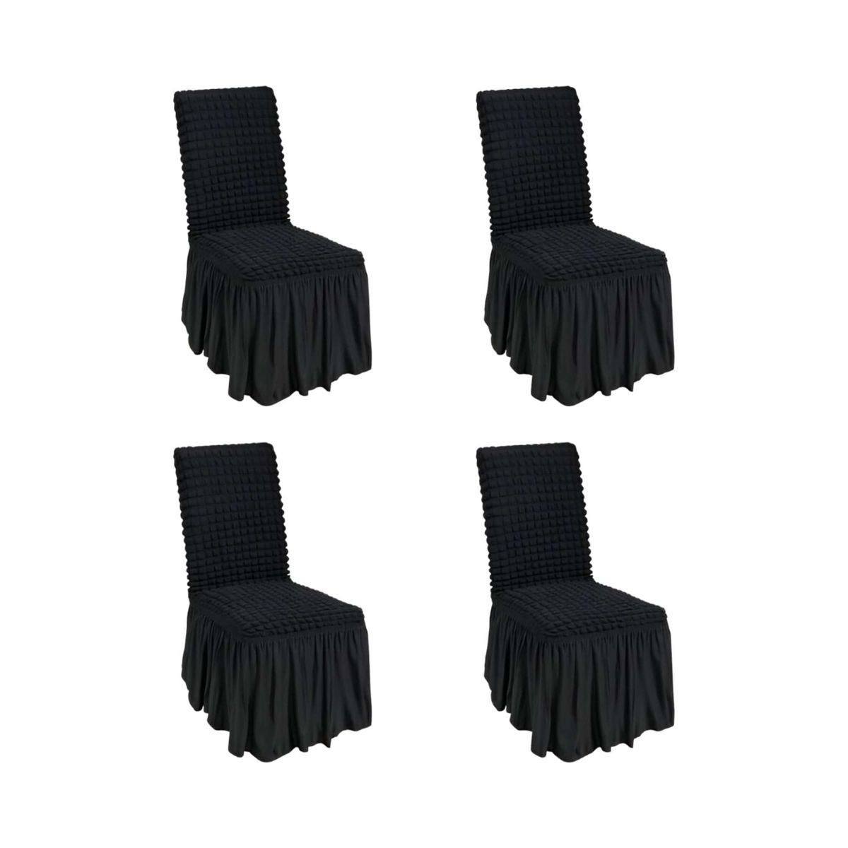 GENERICO - SET DE 6 FUNDAS  DE SILLAS 100% TURKAS