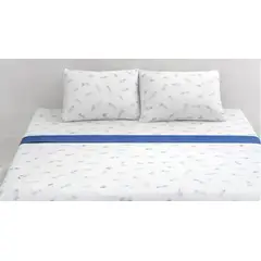 DORAL - Sabana 2 plaza premium composé 144 hilos STAMP