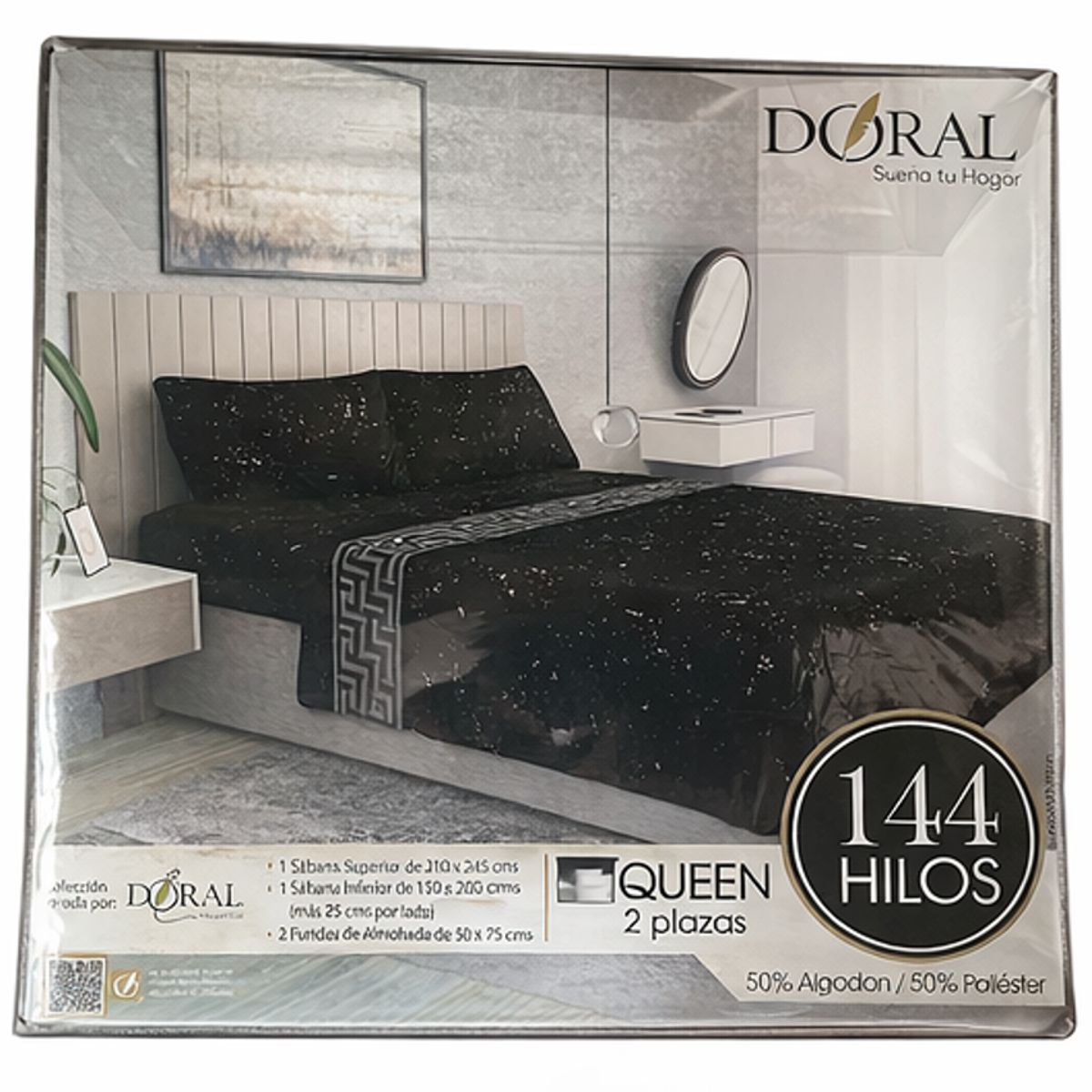 DORAL - Sabana 2 plaza premium composé 144 hilos PUZZLE