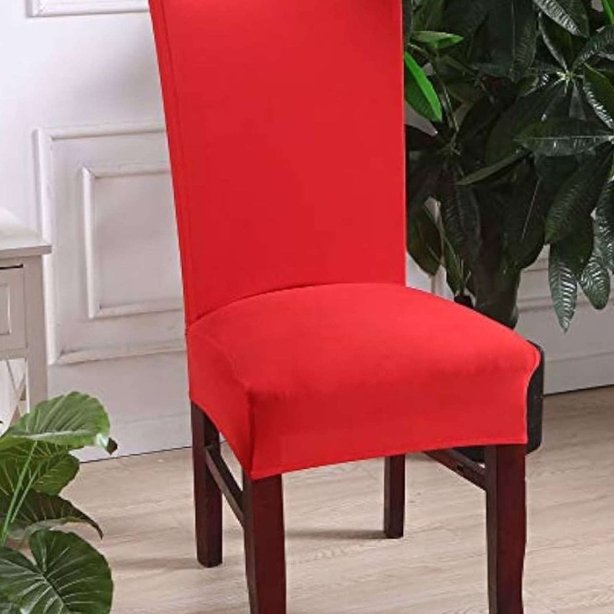 GENERICO - SET DE 6 FUNDAS LISAS ELASTICADAS DE SILLAS