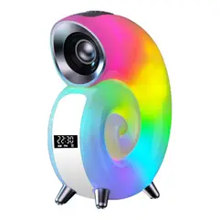 GENERICO - Lámpara De Mesa Rgb Parlante Bluetooth Atmósfera Inteligente Blanco - 240177
