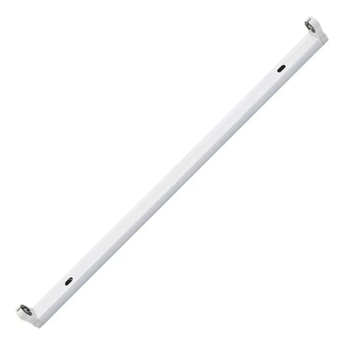 GENERICO - X5 Base Canoa Simple Para Tubo Led T8 60cm  Listón 220v  Blanco Frío - 001043