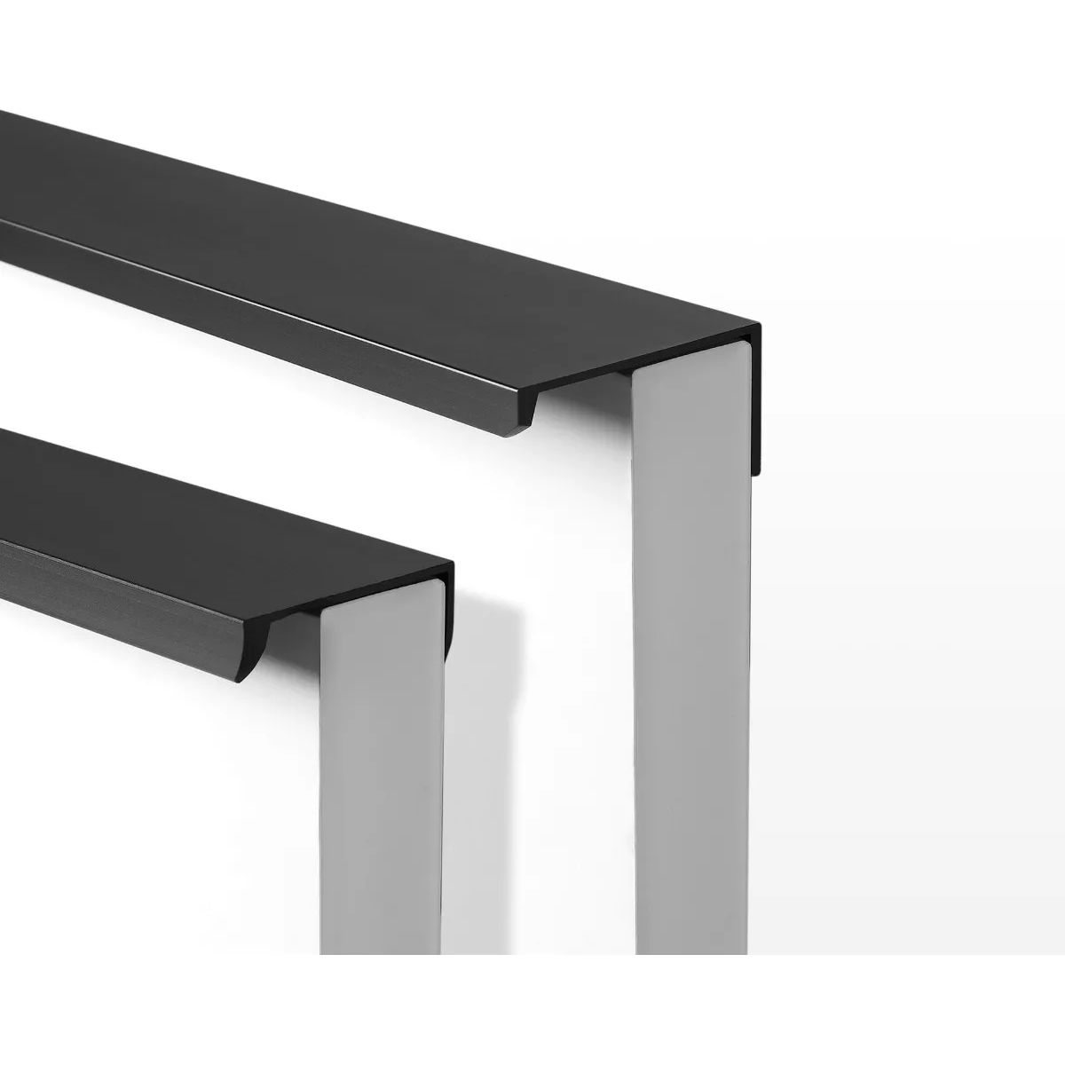 GENERICO - Tiradores Mailla Negro Ti, Tj, Th 9.6cm 5 Unidades Negro - 338008