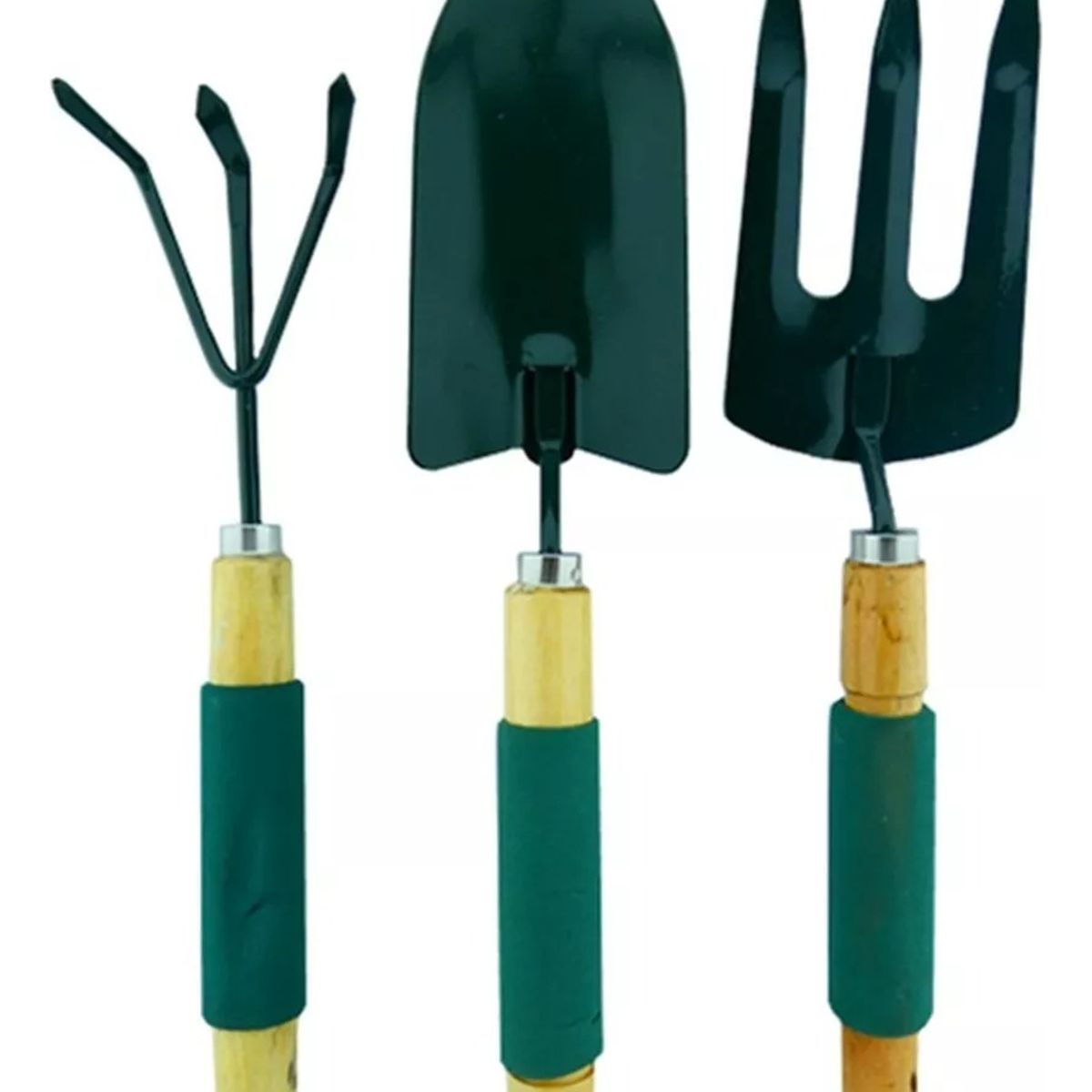 GENERICO - Kit Set Jardinería Huerto 3 Piezas Steeltools