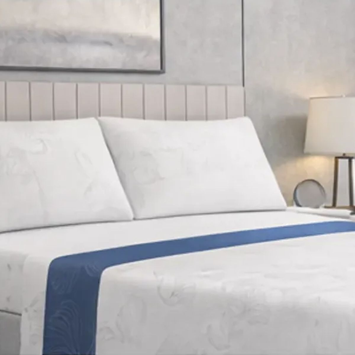 DORAL - Sabana 2 plaza premium composé 144 hilos MUSHROOMS