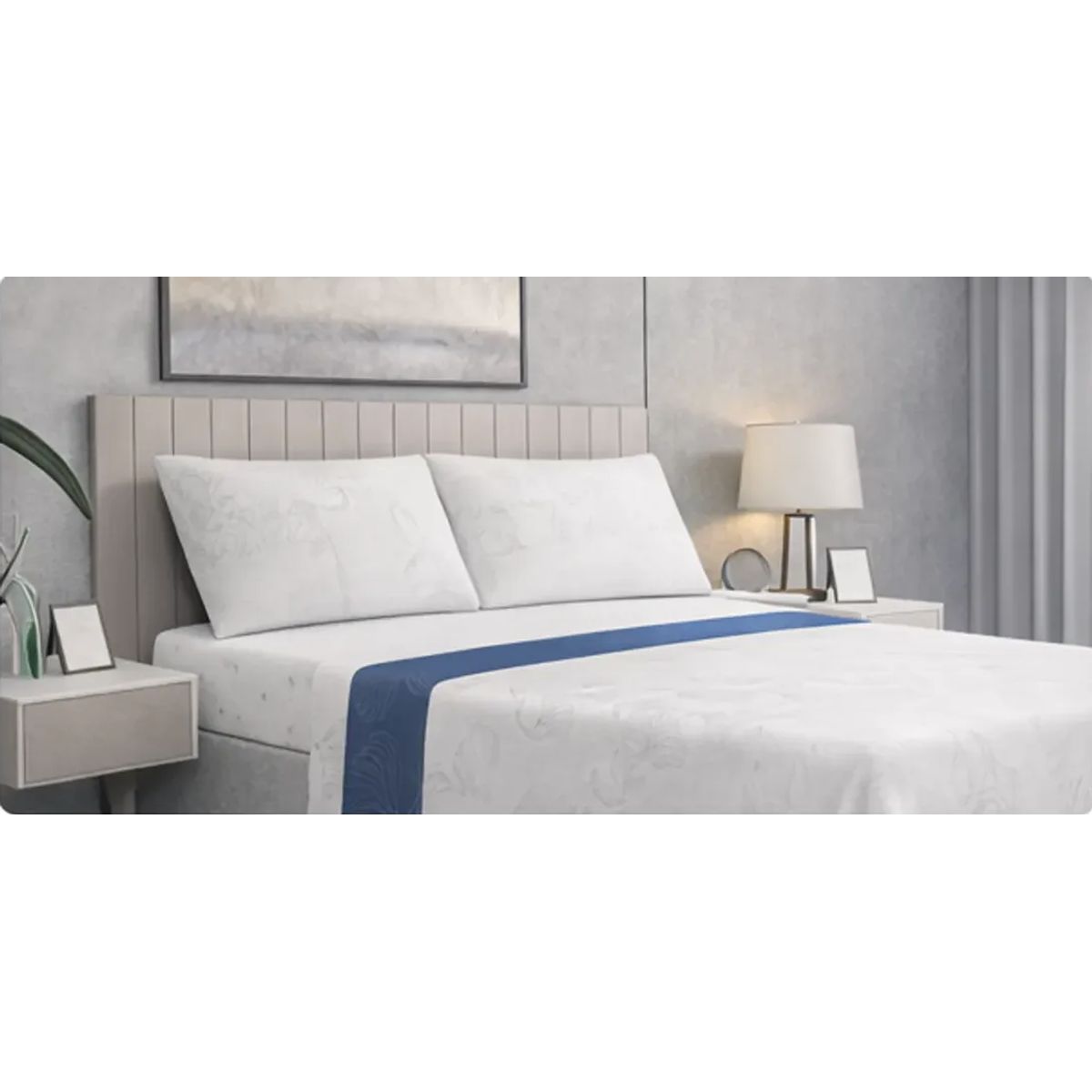 DORAL - Sabana 2 plaza premium composé 144 hilos MUSHROOMS