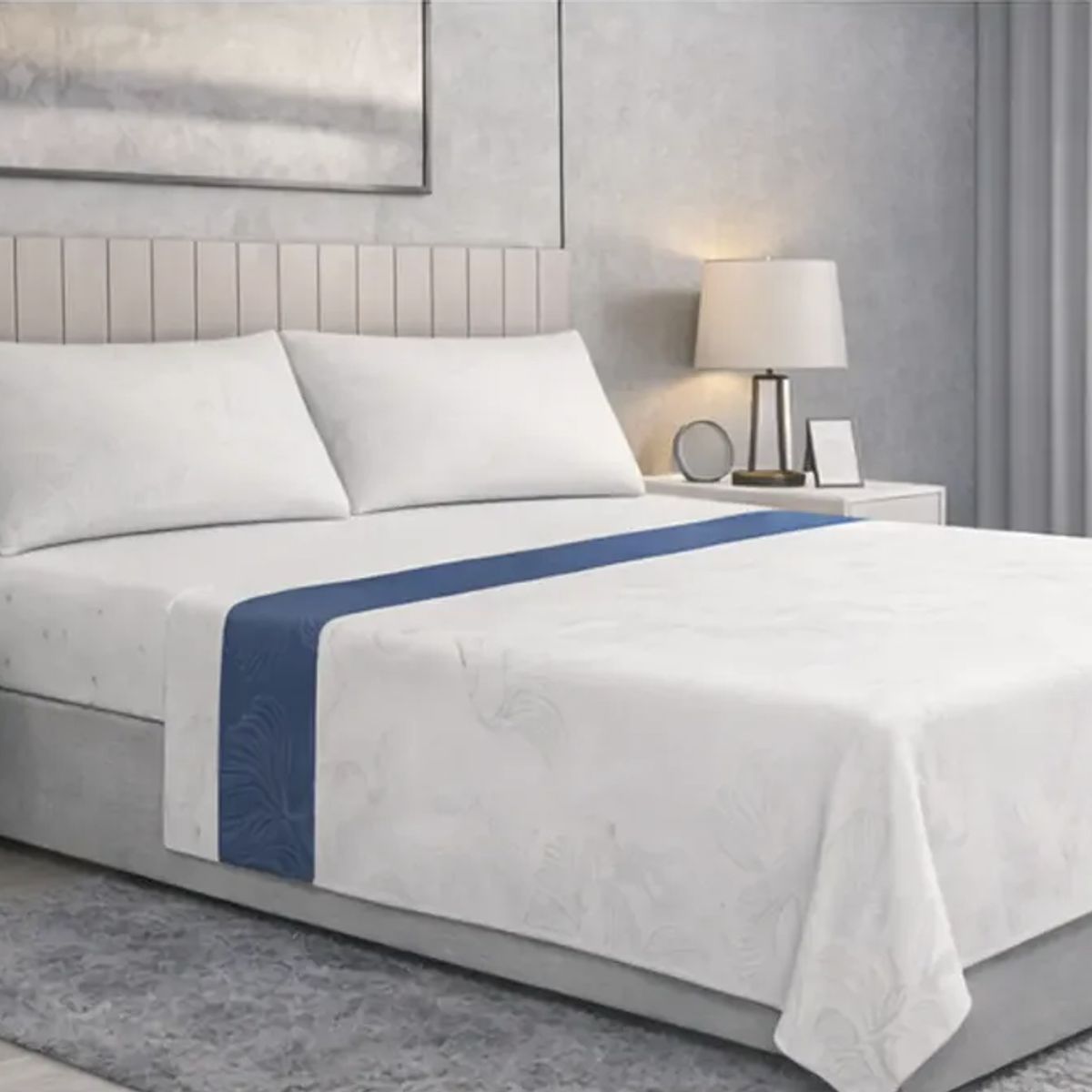 DORAL - Sabana 2 plaza premium composé 144 hilos MUSHROOMS