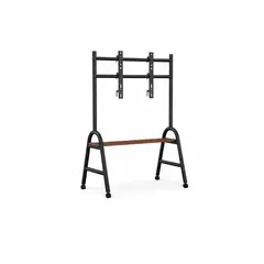 GENERICO - Soporte Rack Para Tv Con Patas De Ruedas Y Mesa De 32 A 75 Negro Cod 7772