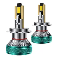 EVERSO - Kit Luces Ampolleta Led Auto H4 Impermeable Ip68 6500k