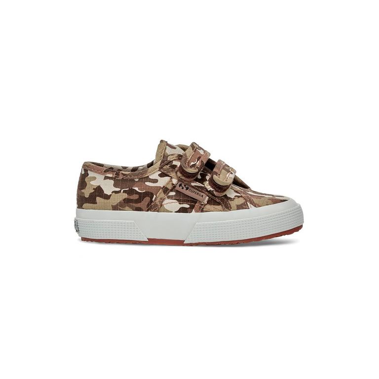 Zapatilla Kids 2750 Straps Camo Brown Beige