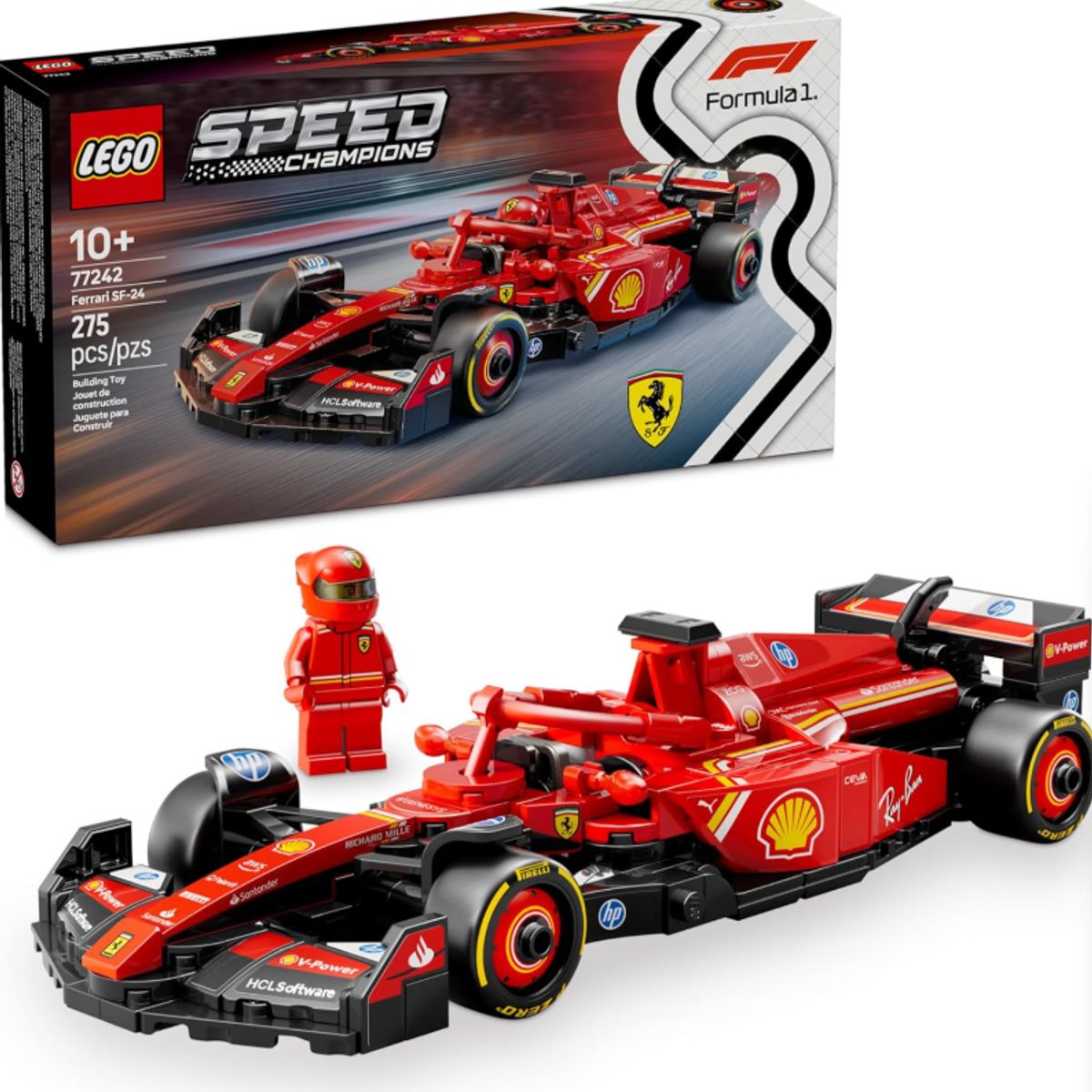 LEGO - LEGO Speed Champions Auto de Carreras Ferrari SF-24 F1