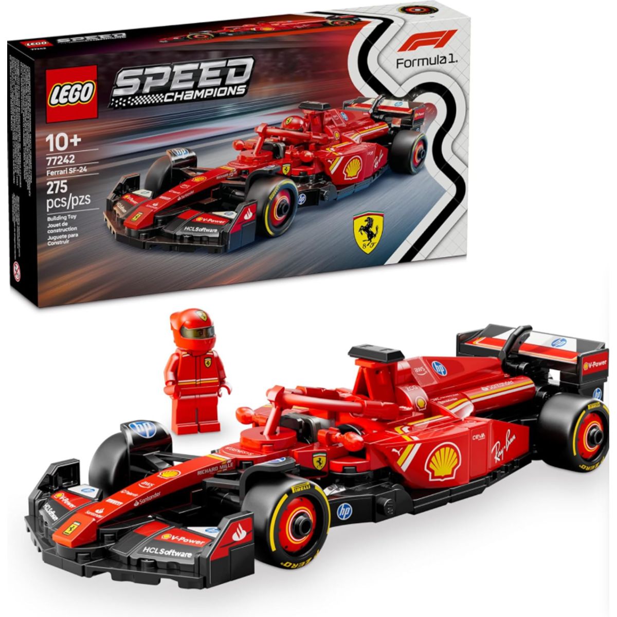 LEGO - LEGO Speed Champions Auto de Carreras Ferrari SF-24 F1
