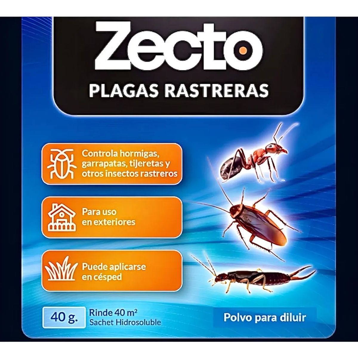 ANASAC - Insecticida Plagas Rastreras 40g