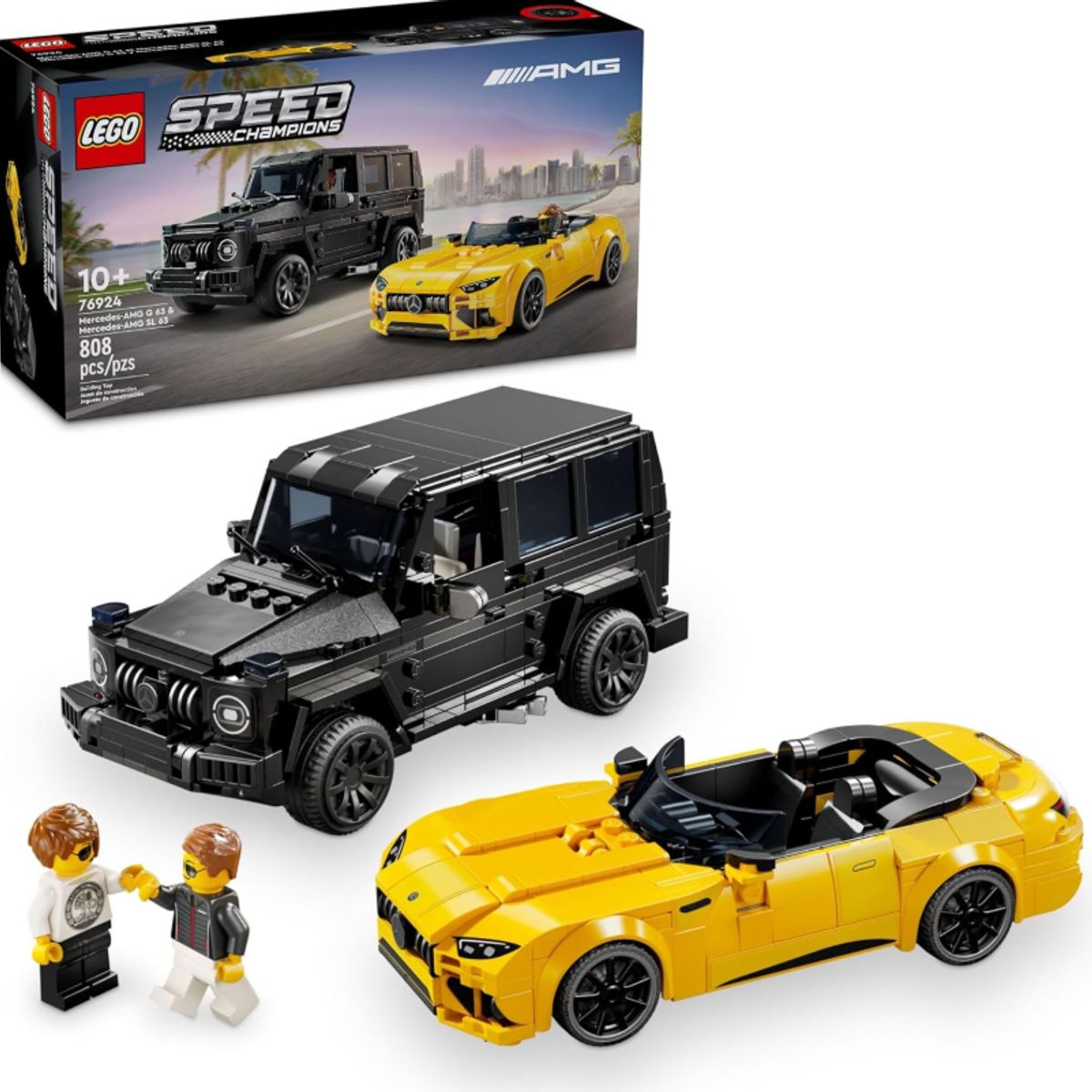 LEGO - LEGO Speed Champions Mercedes-AMG G 63 & Mercedes-AMG SL 63 Toy Car 76924